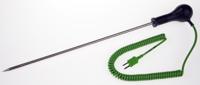 284-110 RS PRO K Needle Temperature Probe, 300mm Length, 6mm Diameter, +250 °C Max, With SYS Calibration