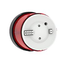 xvbc2b4 Harmony Red LED Beacon, Steady Light Effect, 70mm Base, 24 V ac/dc