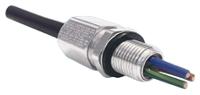 50213 Moflash A2EX-QS Series Metallic Stainless Steel Cable Gland, M20 Thread, 11mm min., 15mm max., IP66, IP68