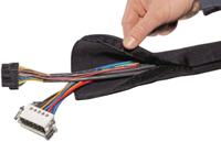 170-05300-helahook30-pet-bk HellermannTyton PET Black Cable Sleeve, 30mm Diameter, 25m Length