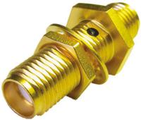 2990-6005 Amphenol RF Straight RF Adapter SMA Socket to SMA Socket