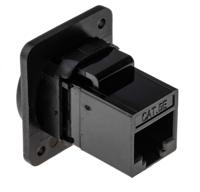 874-1263 RS PRO Single-Port RJ45 Feedthrough Connector, Cat5e, UTP