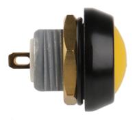 59-115 ITW Switches 59 Series Miniature Push Button Switch, Momentary, Panel Mount, 13.65mm Cutout, SPST, Clear LED, 125V ac,