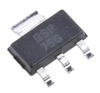 bsp75gta DiodesZetex BSP75GTALow Side, Low Side Switch Power Switch IC 3 + Tab-Pin, SOT-223