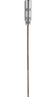 90255031-378-1003-1-11-2500000 Jumo PT100 RTD Sensor, 10mm Dia, 16mm Long, 2 Wire, Strip Sensor, Class B +180°C Max