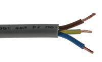 775-5889 RS PRO 3183Y 1 mm² 3 Core Power Cable, H05VV-F, Grey PVC, 100m