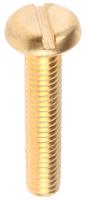 483-1707 RS PRO Slot M6 Pan Brass Machine Screws DIN 85 x 30.0mm