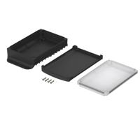 48436451hmt2 Bopla BoVersa Series Black, Transparent Polycarbonate General Purpose Enclosure, 258 x 140 x 66.5mm