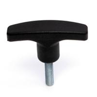 284-5529 RS PRO Matt Black Thermoplastic Cabinet Handle 22 mm Height, 19mm Width, 71mm Length