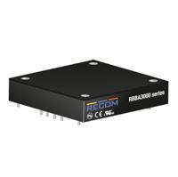 rbba3000-50 Recom RBBA3000 DC-DC Converter, 0 → 60V dc/ 50A Output, 9 → 60 V dc Input, PCB Mount, +85°C Max Temp