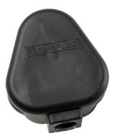 pt15slb-01 Masterplug UK Mains Plug, 15A Black, Cable Mount Thermoplastic Rubber, 250 V