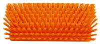 70477 Vikan Medium Bristle Orange Scrubbing Brush, 41mm bristle length, Polyester bristle material