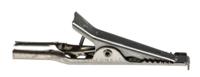 930122000 Hirschmann Test & Measurement Crocodile Clip 4 mm Connection, Stainless Steel Contact, 4A