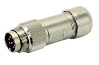 c091-31h006-101-4-u Amphenol Industrial, C 091 D+ 6 Pole M16 Din Plug, DIN EN 61076-2-106, 7A, 100 V IP68, Screw Coupling, Male, Cable Mount