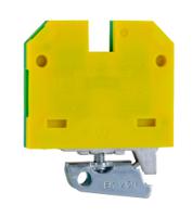 0474360000 Weidmuller 2-Way EK 2.5 Earth Terminal Block, 2.5mm², 26 → 12 AWG Wire, Screw Down, Nylon Housing, ATEX