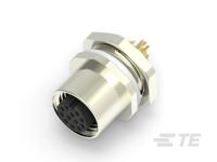 t4133012121-000 TE Connectivity Circular Connector, 12 Contacts, Front, M12 Connector, Socket, Female, IP67, M12 Series