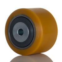 etx-085x60-12-nl65-type-a Tente Yellow Polyurethane Sealed Bearings Trolley Wheel, 600kg