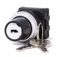 188-1154 RS PRO 3-position Key Switch Head, Latching, 22mm Cutout