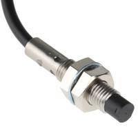 e2b-s08kn04-wp-b1-2m Omron Inductive Threaded Barrel Proximity Sensor, M8, 4 mm Detection, PNP NO, 12 → 24 V dc