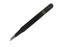 238-0687 RS PRO 120 mm, Low Carbon Austenitic Steel, Flat; Rounded, ESD Tweezer