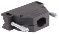 2801-0102-03 MH Connectors MHED Series ABS D Sub Backshell, 25 Way, Strain Relief