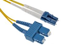 172-7311 RS PRO LC to SC Duplex Single Mode OS1, OS2 Fibre Optic Cable, Yellow, 20m