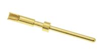 sa31801 Bulgin Male Solder Circular Connector Contact, Wire Size 28 → 24 AWG
