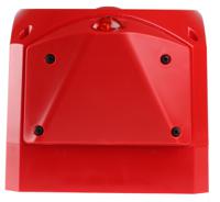 end-6002 Klaxon Nexus Pulse Series Red Sounder Beacon, 17 → 60 V dc, IP66, Base Mount, 110dB at 1 Metre