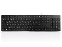 kybac301-ublk-cy Ceratech KYBAC301-UBLK-CY Wired USB Multimedia Keyboard, QWERTY, Black