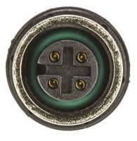 1838274-2 TE Connectivity Circular Connector, 4 Contacts, Cable, M12 Connector, Socket, Female, IP67, M12 Series