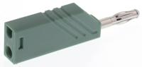 934100104 Hirschmann Test & Measurement Green Male Banana Plug, 4 mm Connector, Screw Termination, 24A, 60V dc, Nickel Plating