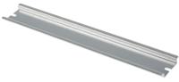 188-2207 RS PRO Steel Unperforated DIN Rail, Top Hat Compatible, 225mm x 35mm x 7.5mm