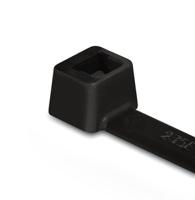 111-06200-t50m-pa66-bk HellermannTyton Cable Tie, Inside Serrated, 245mm x 4.6 mm, Black Polyamide 6.6 (PA66), Pk-100