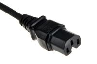 123-0949 RS PRO Straight IEC C15 Socket to Straight Type J Swiss Plug Power Cord, 2m