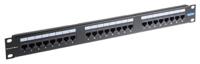 gpcpnlu24002 Brand-Rex GigaPlus Series Cat5e 24 Port RJ45 LSA Patch Panel UTP 1U Black