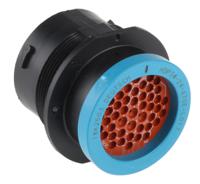 hdp24-24-47se-l017 Deutsch Circular Connector, 47 Contacts, Cable, 1.59 mm Connector, Socket, Female, IP67, HD20 Series
