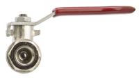 733-5126 RS PRO Brass Full Bore, 2 Way, Ball Valve, Threaded, BSPP 1/4in, 40 → 30bar Operating Pressure