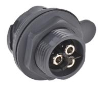 pxp701203pst Bulgin Circular Connector, 3 Contacts, Front, Standard Connector, Plug, Male, IP66, IP68, IP69K, Buccaneer 7000 Series