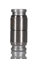 kqb2h07-00 SMC KQB2 Series Straight Tube-to-Tube Adaptor, Push In 1/4 in to Push In 1/4 in, Tube-to-Tube Connection Style
