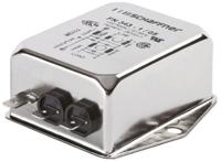 fn343-1-05 Schaffner FN 343 Series 1A 250 V ac 400Hz Chassis Mount RFI Filter, with Tab Terminals