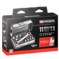 464j1pb Facom 11 Piece Mechanical Tool Kit with Case