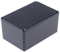 1590tbk Hammond 1590 Series Black Die Cast Aluminium Enclosure, IP54, Black Lid, 120 x 80 x 59mm