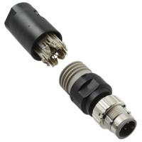 xs5g-d418 Omron Circular Connector, 4 Contacts, Cable, M12 Connector, Plug, Male, IP67, XS5 Series