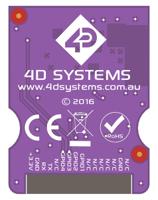 motg-bluetooth 4D Systems MOTG Bluetooth Add-On Module for gen4 LCD Displays