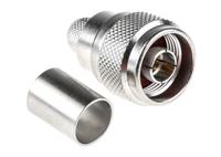 r161075000w Radiall, Plug Cable Mount N Connector, 50Ω, Crimp Termination, Straight Body