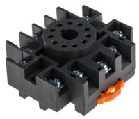 121-7842 RS PRO 11 Pin 300V DIN Rail Relay Socket, for use with RS PRO RUB Relays