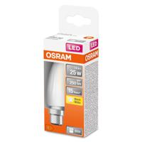 4058075436428 LEDVANCE 40580 B22d LED Bulbs 2.5 W(25W), 2700K, Warm White, Mini Candle shape