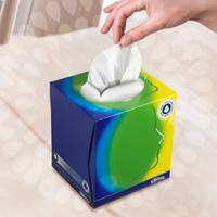 8825 KLEENEX White Facial Tissues, Box of 56