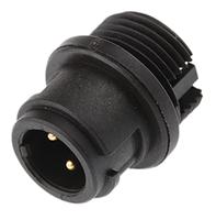 09-0973-00-02 binder Circular Connector, 2 Contacts, Panel, Subminiature Connector, Plug, Male, IP40, 710 Series
