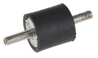 171-2575 RS PRO M6 Anti Vibration Mount, Male to Male Bobbin with 34.2kg Compression Load